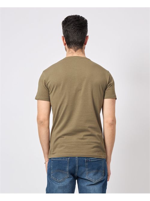 T-shirt Yes Zee con bottoni e logo YES ZEE | T780-TA000905